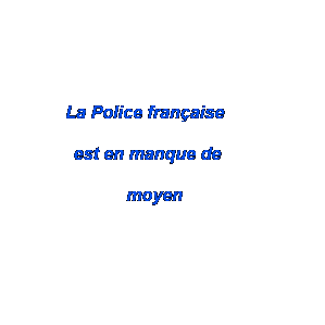 la police française